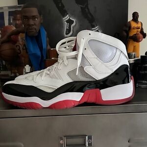 Jordan Athletic Shoes - White, Black, Red